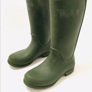 Crocs Wellie Welly Green Rain Boots